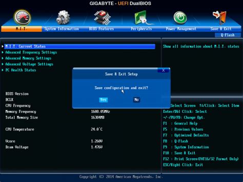 Как войти в BIOS на материнке Gigabyte - Te4h