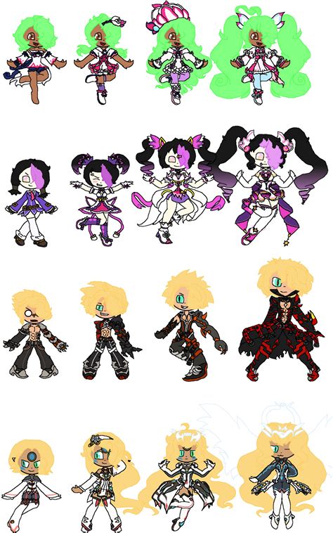 My Characters As Elsword Characters by Dmg132 on DeviantArt