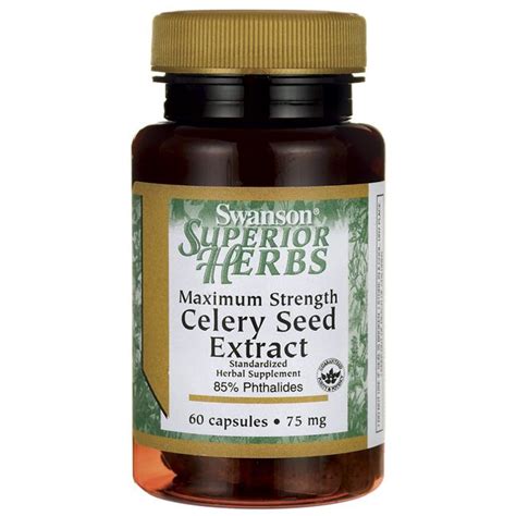 Swanson Superior HerbsMaximum Strength Celery Seed Extract Herbalism