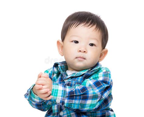 Asian Baby Boy Clapping Hand Stock Image Image Of Asian Lifestyle