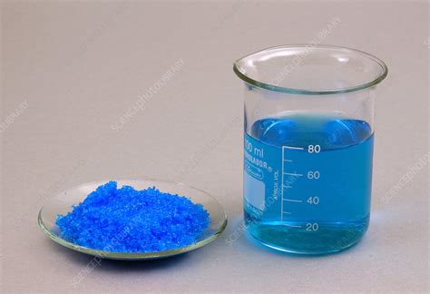 Copper Sulphate Stock Image C028 1274 Science Photo Library