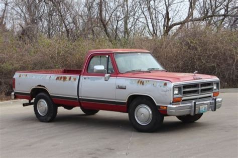 1989 Dodge Ram 250 Le 12v Cummins Dieselrwdautooriginalacpwplpbps Classic Dodge Ram