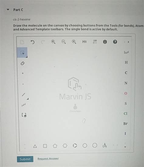 Solved Part A Cis 2 Butene Draw The Molecule On The Canvas Chegg