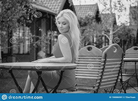 Blonde Hair Woman Portrait At Good Sunny Day At City Stock Image Image Of European Adult