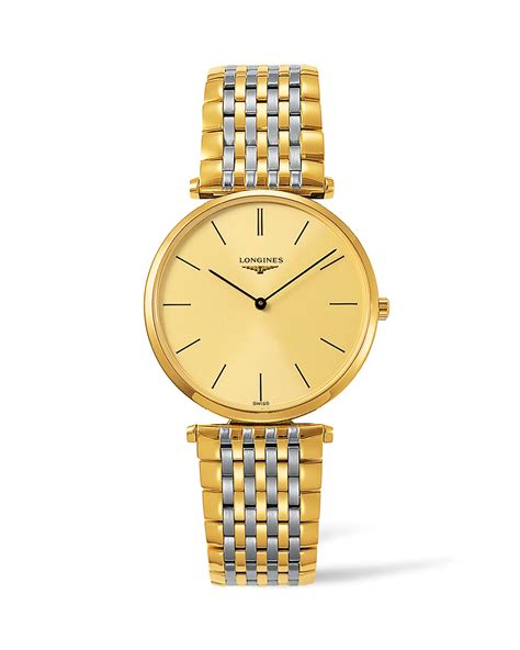 Longines La Grandes Classique Quartz 36 Two Tone Champagne L4 755 2