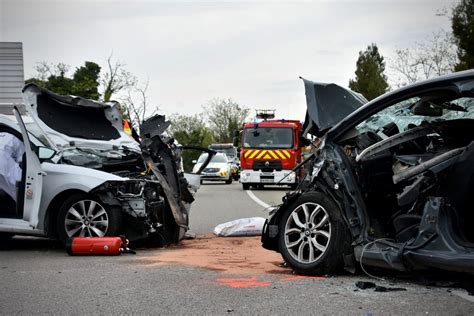 Gard Choc frontal une jeune femme tuée et trois blessés graves dont