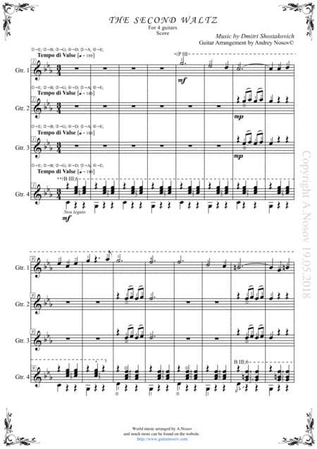 Shostakovich Jazz Suite 2 Score Pdf Download