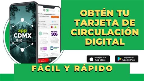 Tarjeta De Circulaci N Digital Ciudad De M Xico App Cdmx Tr Mites