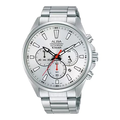 Jual Alba Jam Tangan Pria Alba Active At G X Chronograph Men Silver