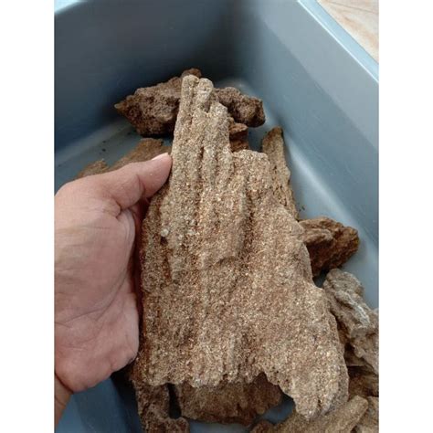 Jual Batu Pasir Sand Stone Hiasan Aquarium Aquascape Terrarium Dan