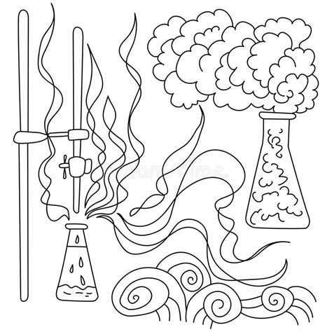 Chemical Reactions Coloring Sheets Coloring Pages