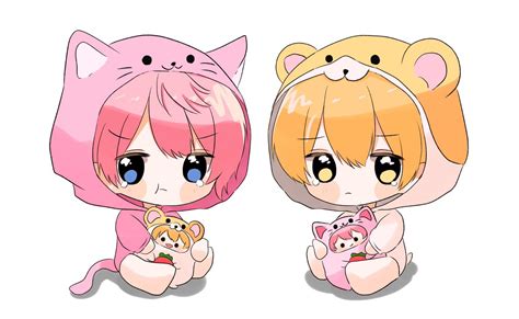 「遅刻組💗💛 すとぷりギャラリー さとみギャラリー さとみくん る」夜桜お話会のイラスト