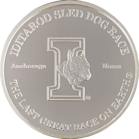 2009 Official Iditarod Medallion - Alaska Mint