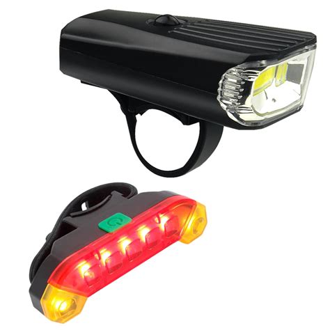 Ripley Set Luces Bicicleta Recargables Delantera Y Trasera