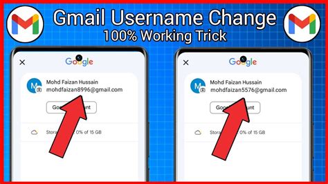 How To Change Gmail Username In Mobile How To Change Gmail Address