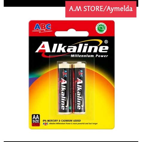 Jual Baterai Abc Alkaline Aa A Baterai Jam Dinding Shopee Indonesia