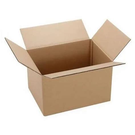 Brown Square 3 Ply Corrugated Box For Packaging At Rs 100 Kilogram In