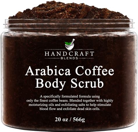 Handcraft Arabica Coffee Body Scrub For Skin Care And Face Care 20 Oz Exfoliating