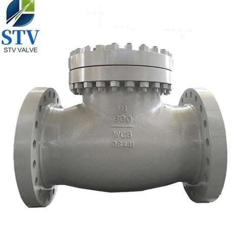 Bs 1868 Cast Steel Check Valve Wcb Api 6d 18in 600 Lb Rf China Valve Manufacturer Stv