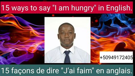 Comment dire J ai faim en 15 façons en anglais YouTube