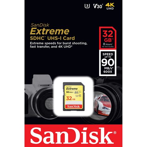 Original SanDisk Extreme Class 10 32GB Twin Pack SDHC Memory Card