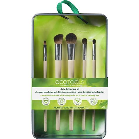 Ecotools Daily Defined 5pcs Eye Makeup Brush Kit Colour Zone Cosmetics