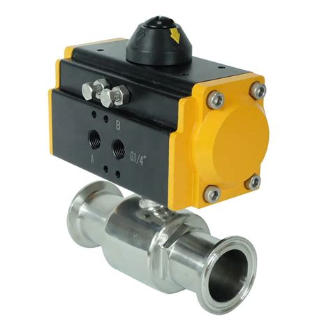 Dkv Pneumatic Ball Valve Inch Dn Tri Clamp Motorized Ball Valve