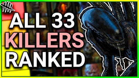 All 33 DBD Killers Ranked WORST To BEST YouTube