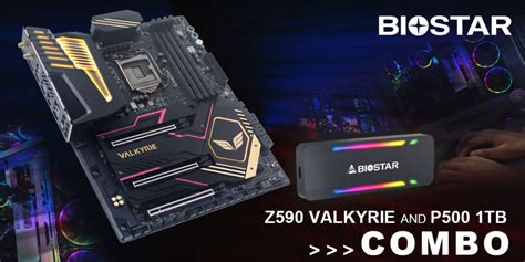 Biostar Showcases Z Valkyrie Motherboard And P Tb Ssd Combo