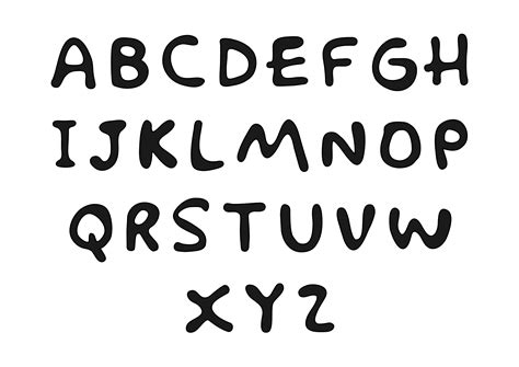 Alphabet Stencil Letters Template - 13 Free PDF Printables | Printablee