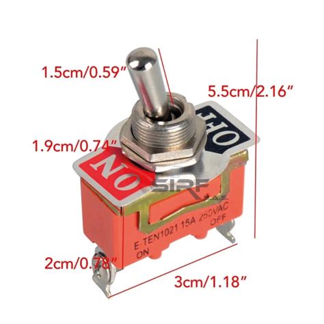 Interruptor Codillo On Off 2t 15amp SIRF SAS