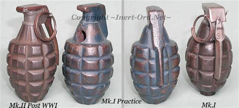 American Mki Hand Grenade Wwi Inert