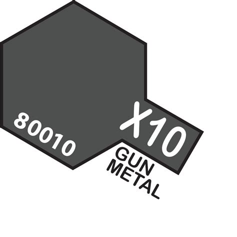 Tamiya X 10 Gun Metal Enamel Paint 10ml