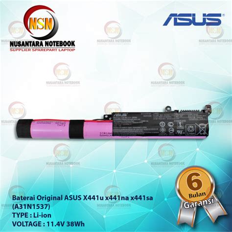 Jual Baterai Original Asus X U X Na X Sa Battery Jakarta Pusat