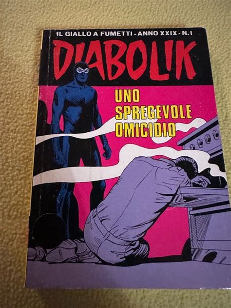 Diabolik Uno Spregevole Omicidio Kaufen Auf Ricardo