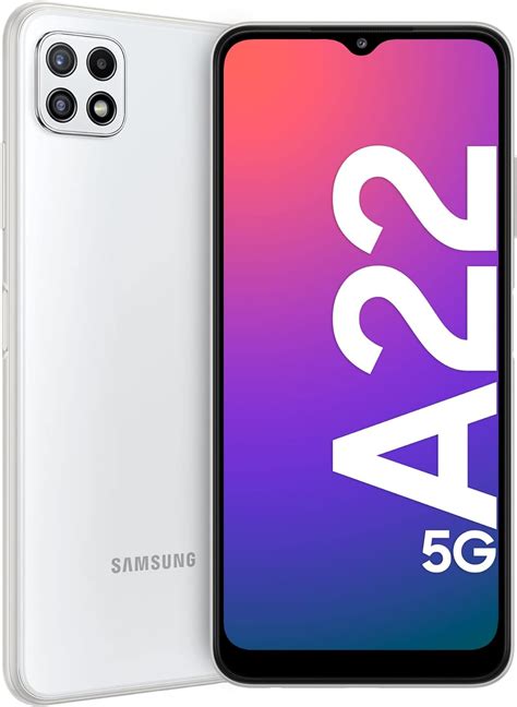 SAMSUNG Galaxy A22 5G Dual SIM 64GB 4GB RAM White Amazon Mx