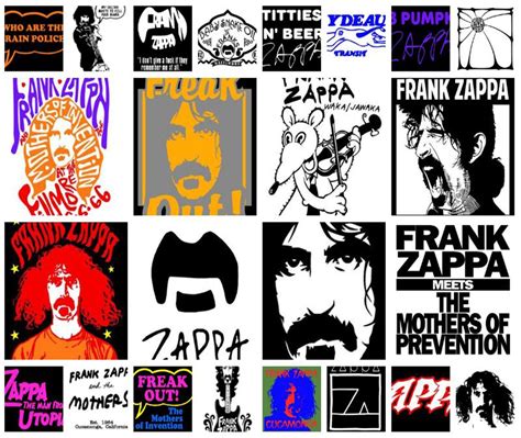 Frank Zappa 24 Vector Pack SVG EPS DXF PDF STUDIO3 JPG PREVIEWS - Manuel Alejandro Ovejero | Hotmart