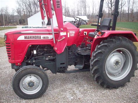 2009 Mahindra 4025 Wml 232 Qt Loader Bucket And Joystick