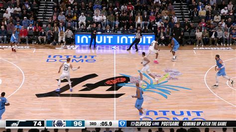 Last Second Field Goal Jazz Clippers NBA Official