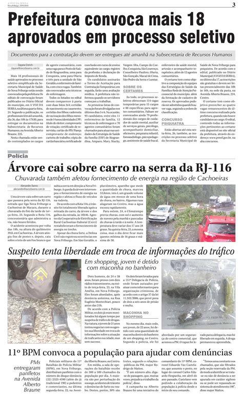 Edição de 25 de janeiro de 2018 Jornal A Voz da Serra