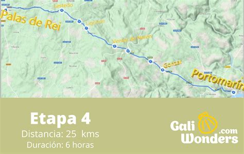 Camino De Santiago Desde O Cebreiro Mapas Y Etapas Galiwonders