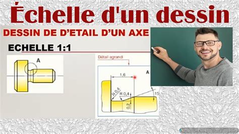 Échelle d un dessin Échelle en dessin technique L échelle d un