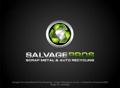 Logo for a Scrap Metal & Auto Recycling Company By Morepower3000