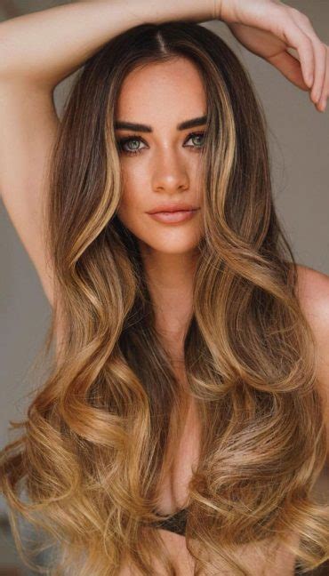 Cute Hair Colours And Hairstyles Light Brown With Caramel Blonde