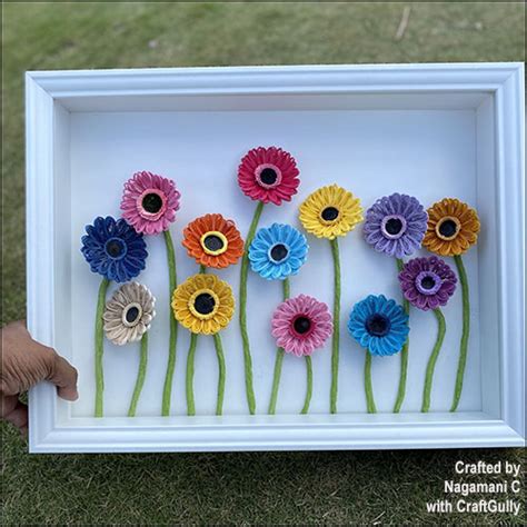 DIY Quilled Gerbera Flowers Project