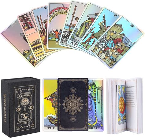 Cards With Guide Book Rainbow Tarot Cards For Beginners With Tarot