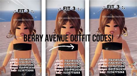 🖤⭐️ Berry Avenue Outfit Codes 💸📱 Youtube