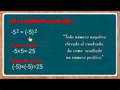 Error Al Elevar A Un N Mero Negativo Al Cuadrado Ejercicio Pol Mico