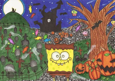 🔥 50 Spongebob Halloween Wallpapers Wallpapersafari