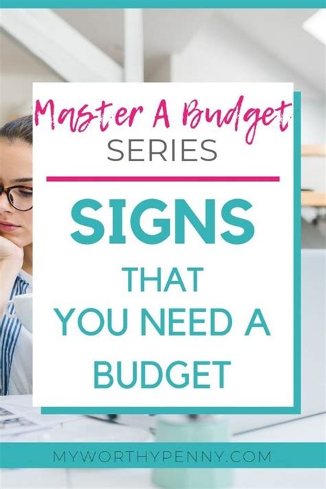 You Need A Budget Signs Master A Budget Series My Worthy Penny